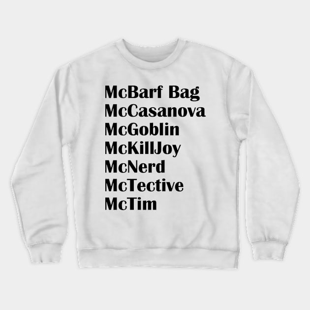 McGee - NCIS Crewneck Sweatshirt by MoviesAndOthers